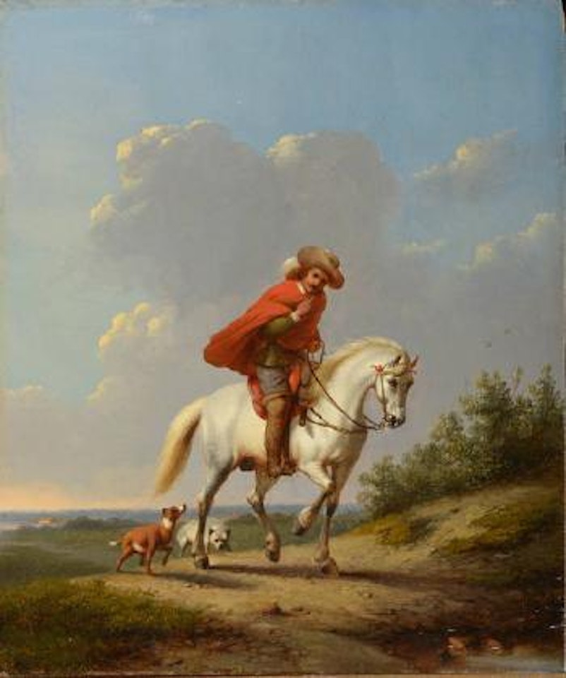 Dans le vent by Eugène Joseph Verboeckhoven