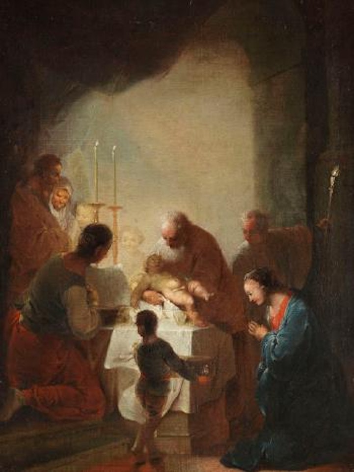 Darstellung im Tempel by Januarius Johann Rasso Zick