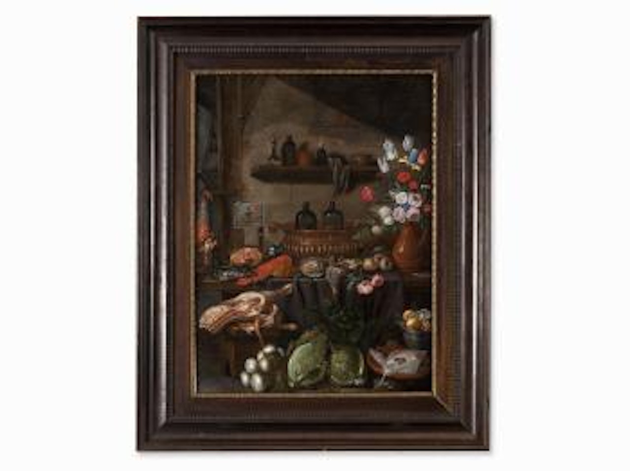 Kitchen still life by Jan Van Kessel The Elder