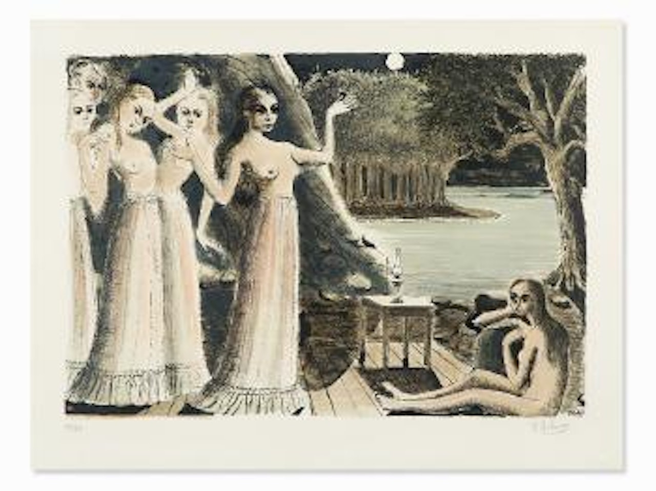 Le Bout Du Monde by Paul Delvaux