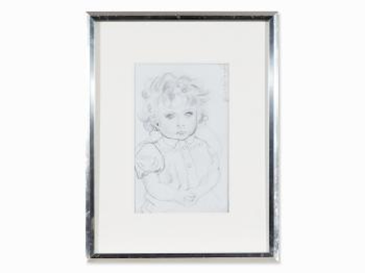 Portrait De Nicole by Leonard Tsuguharu Foujita
