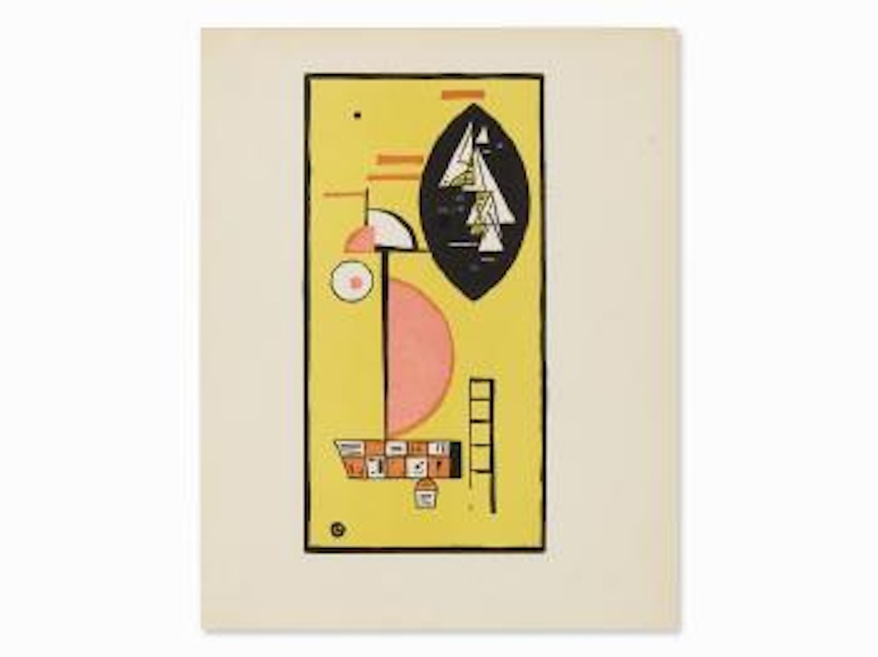 Woodcut for the Editions Cahiers D'art by Wassily Kandinsky