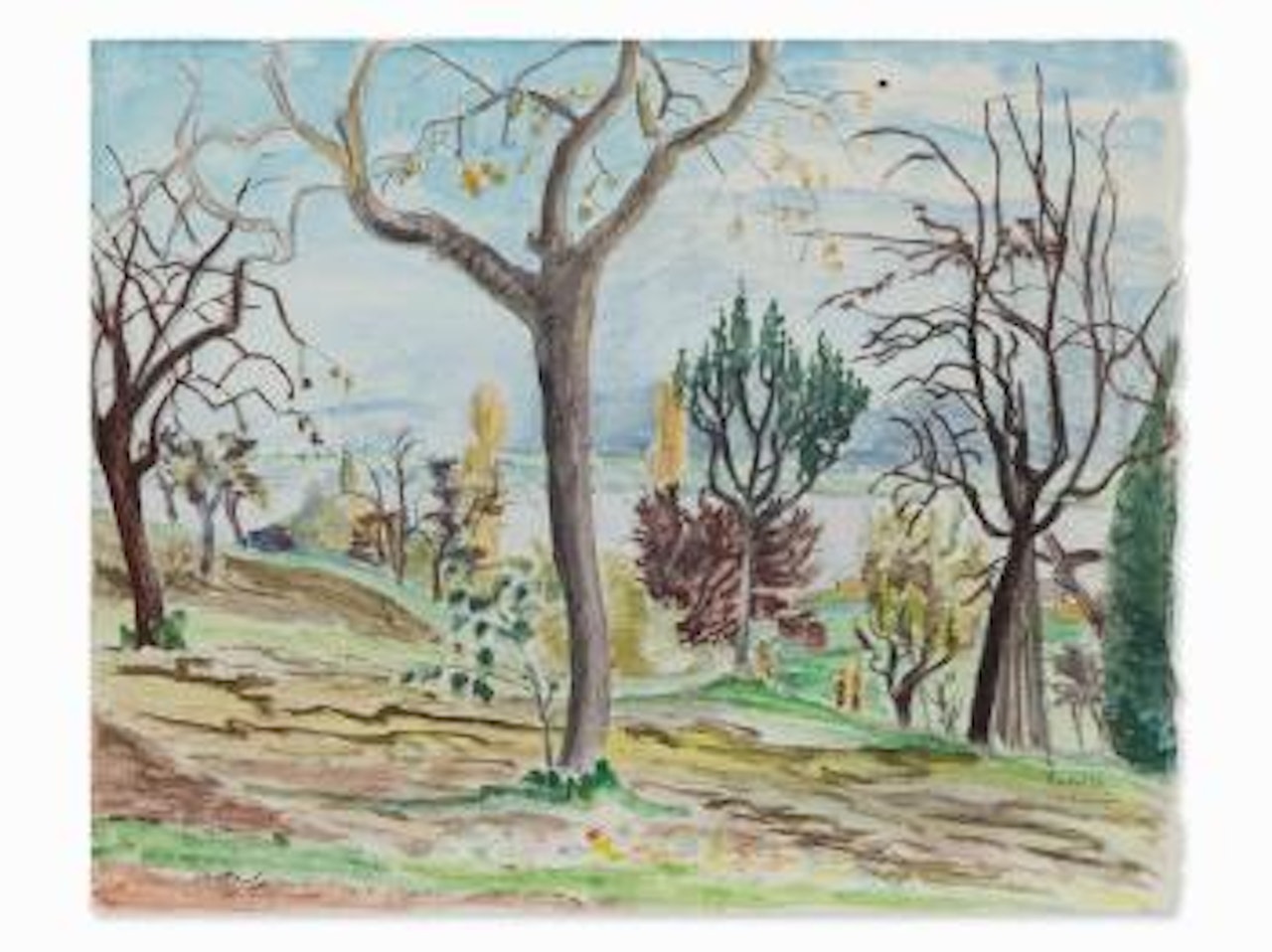 Herbstmorgen by Erich Heckel