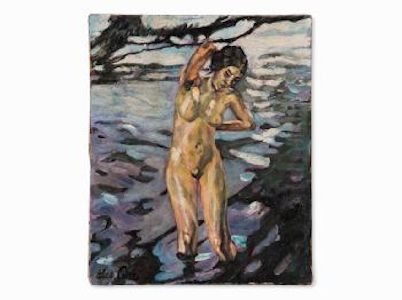 Bathing by Leo Putz
