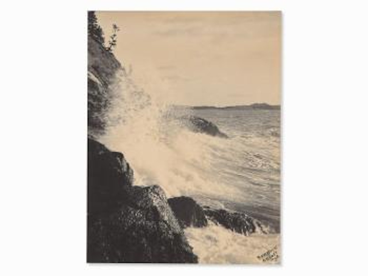 Untitled (Breaking Waves) by Berenice Abbott