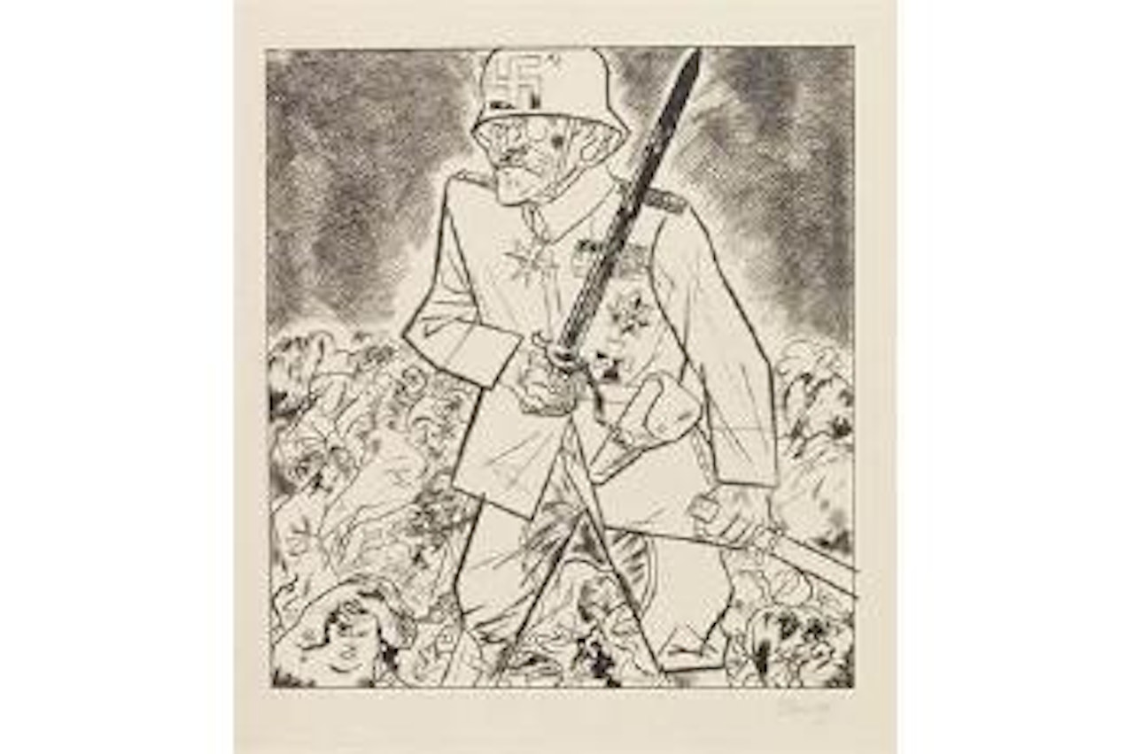 Der weisse General by George Grosz