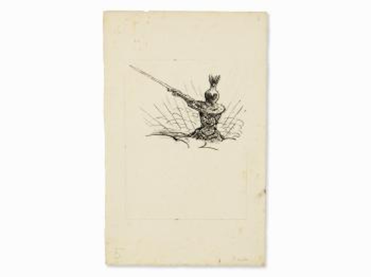 Schwertkämpfer by Alfred Kubin