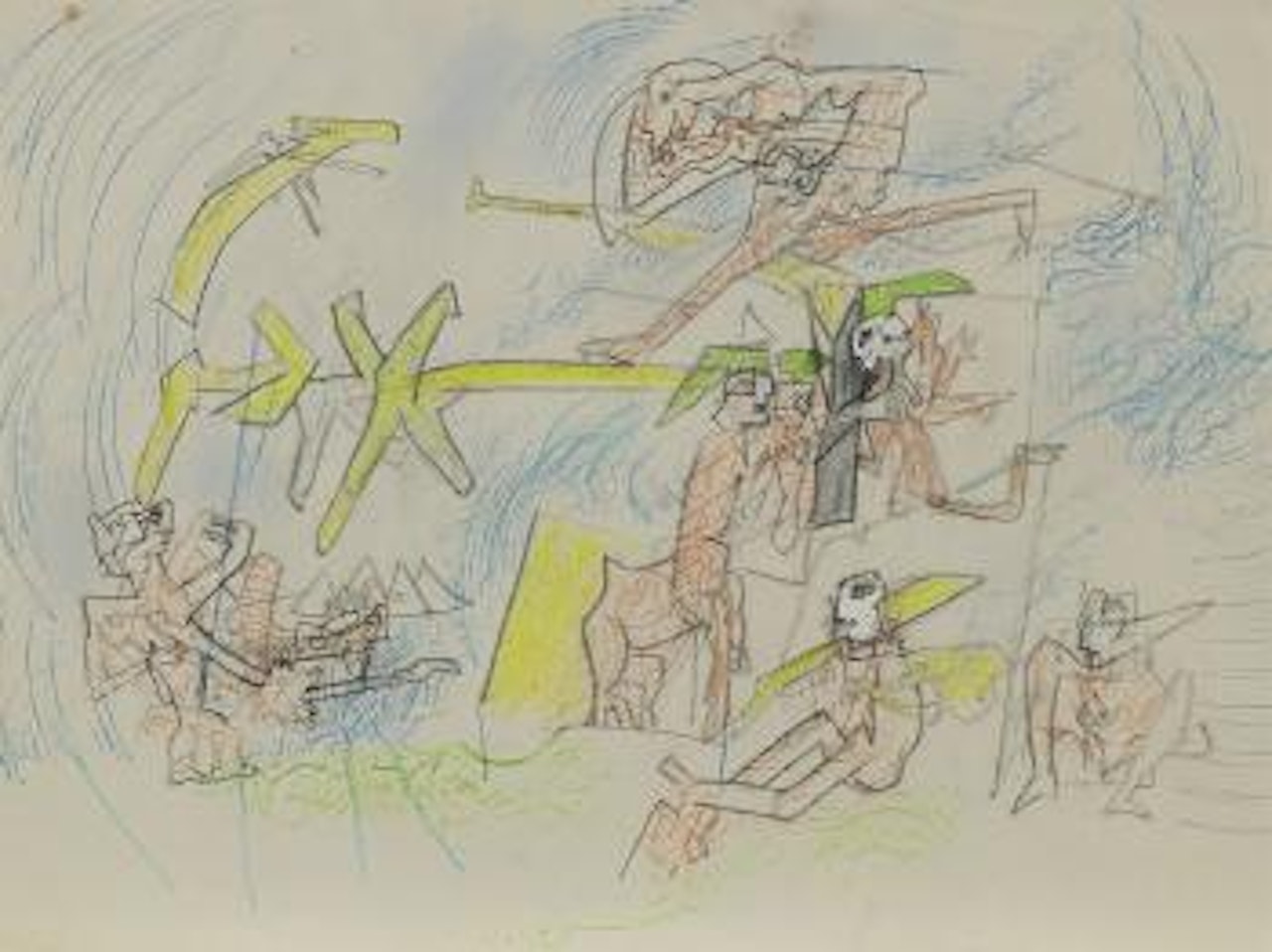 Personnages Fantastiques by Roberto Matta