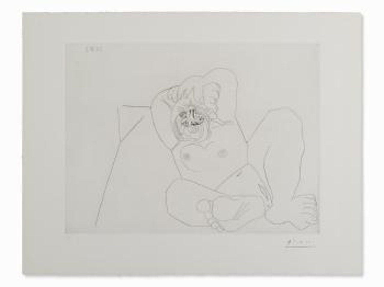 Femme Au Grand Nez [â¦] by Pablo Picasso