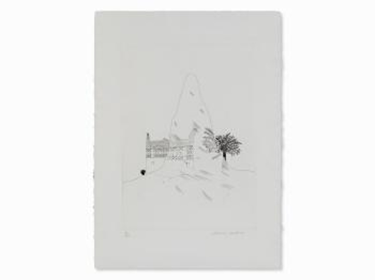 The Glass Mountain by David Hockney