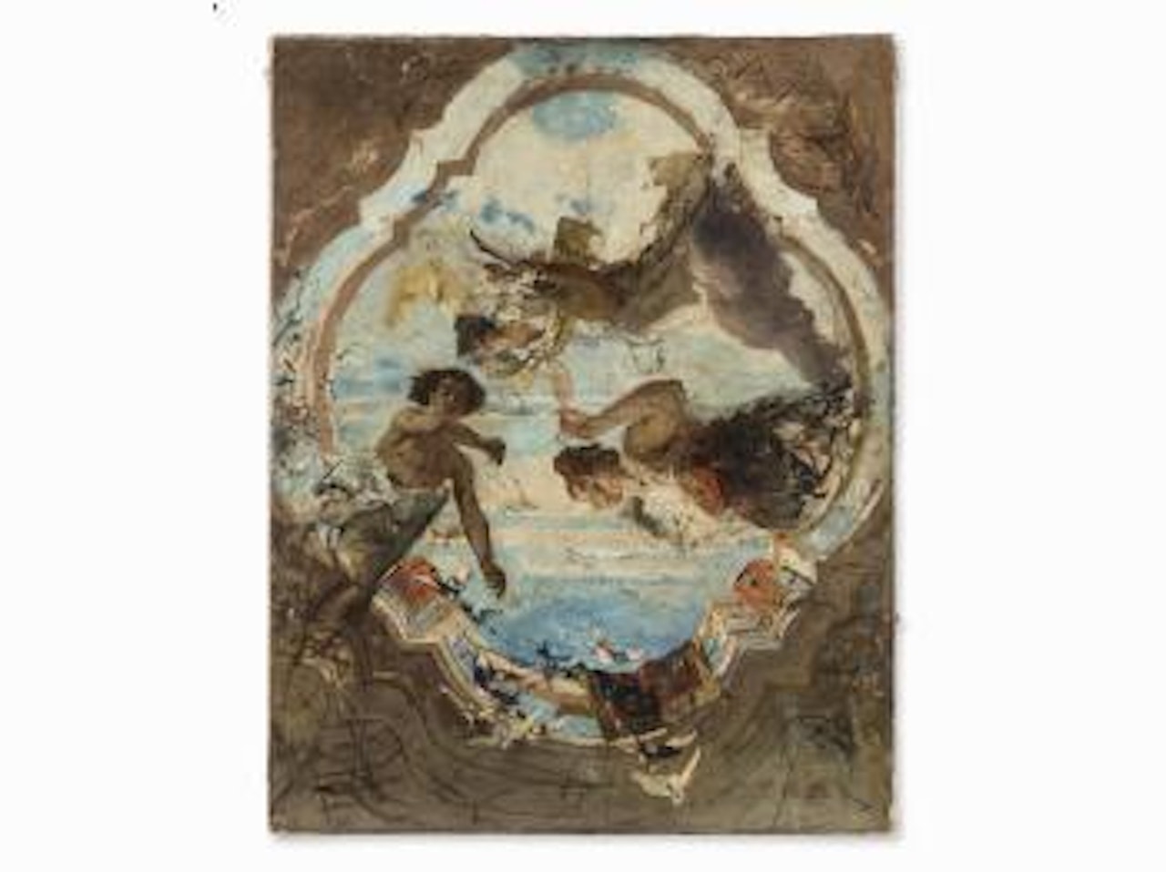 Study for a Ceiling Fresco by Mose Bianchi