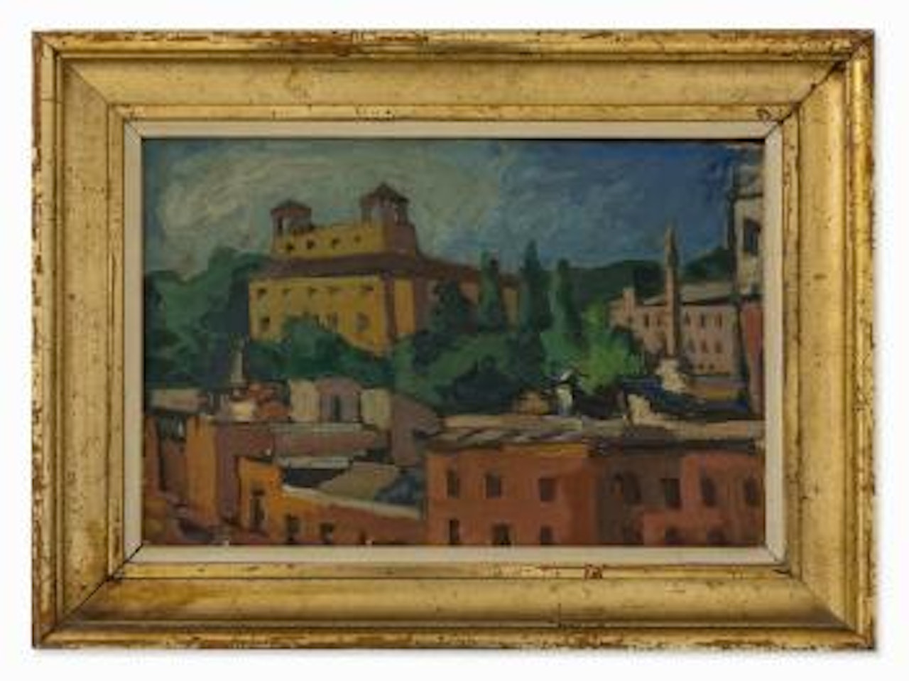 A View of The Spanish Steps by Giulio Turcato