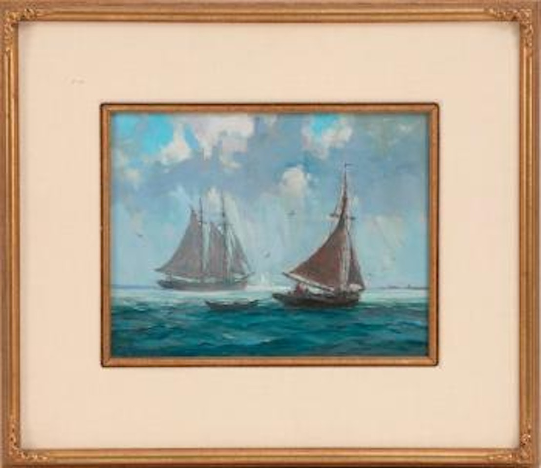 Sailing on Long Island Sound by Gordon Grant