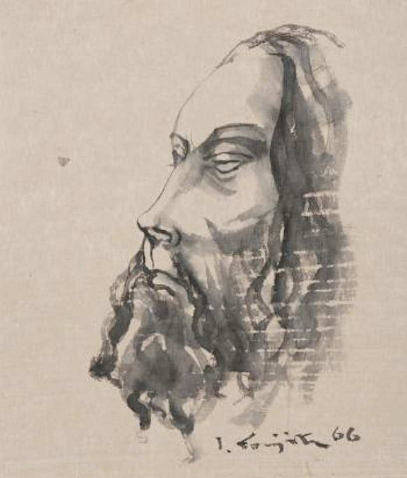Christ de profil by Leonard Tsuguharu Foujita