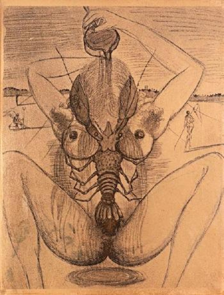 Femme-écrevisse by Salvador Dali