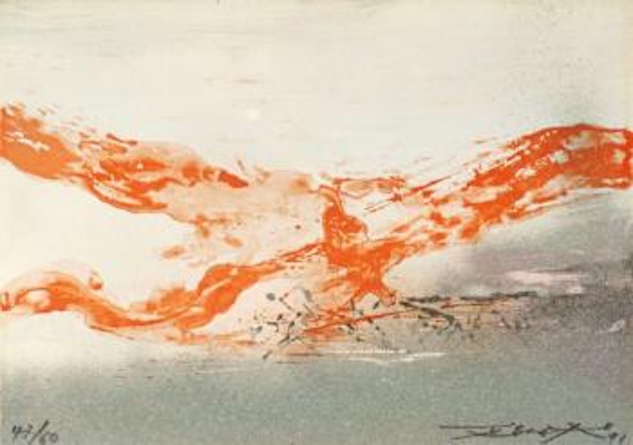 Composition by Zao Wou-Ki