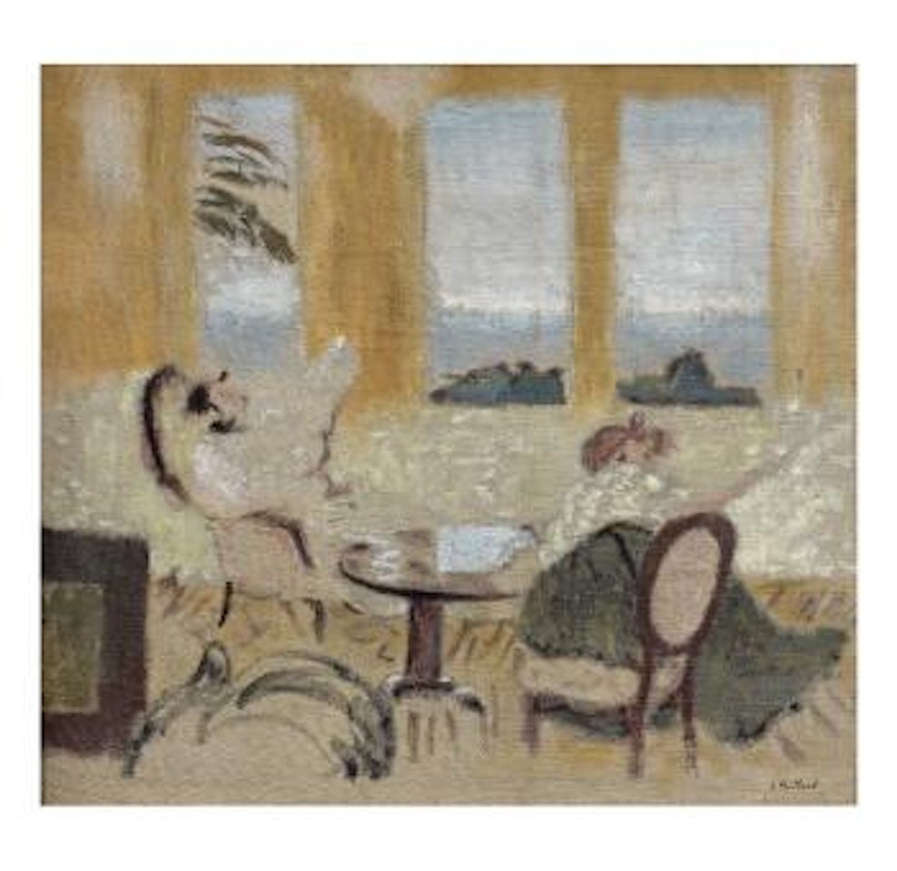 Misia et Thadée Nathanson à Cannes, la lecture by Édouard Vuillard