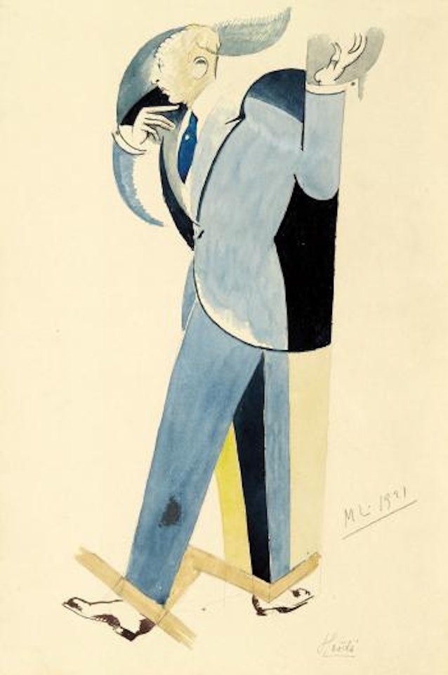 Portrait de Serge Prokofiev by Mikhail Larionov