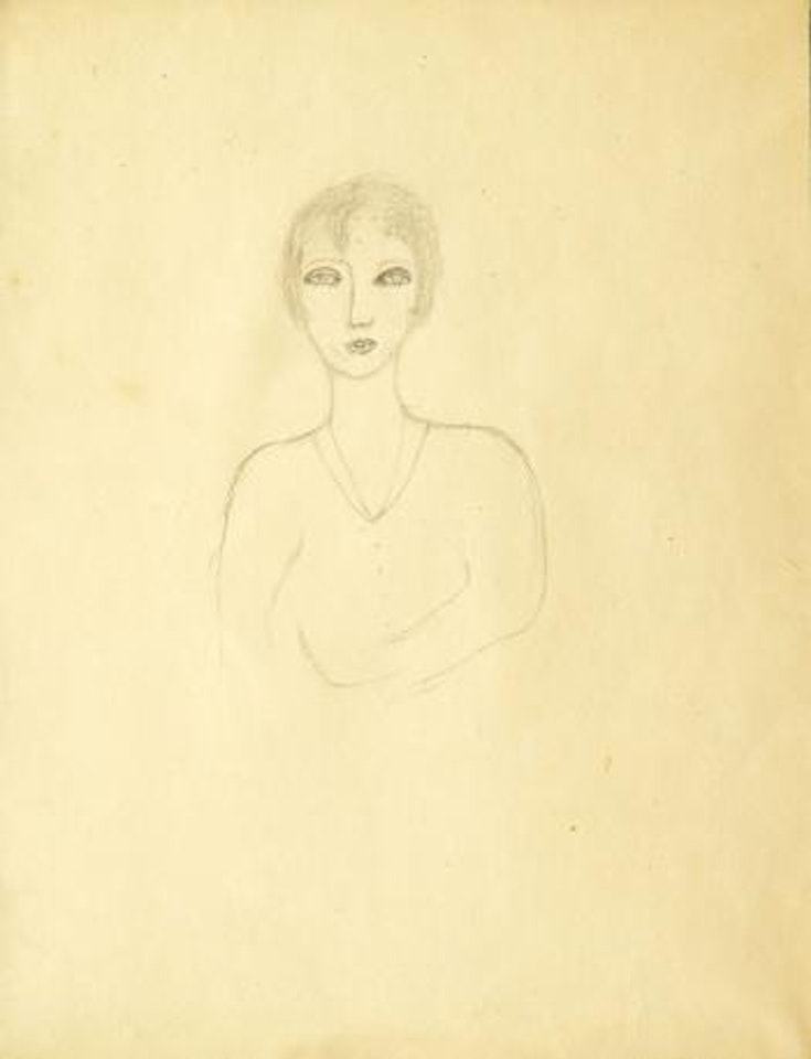 Portrait de jeune fille by Marie Laurencin