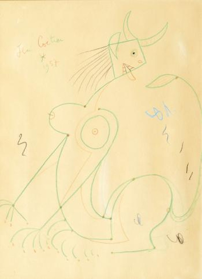 Femme-sphynx by Jean Cocteau