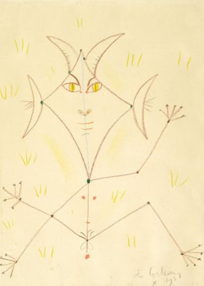 Masque aux yeux jaunes by Jean Cocteau