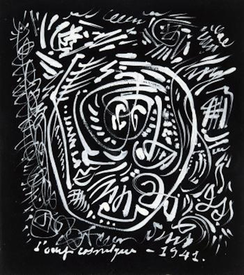 L'oeuf cosmique by André Masson