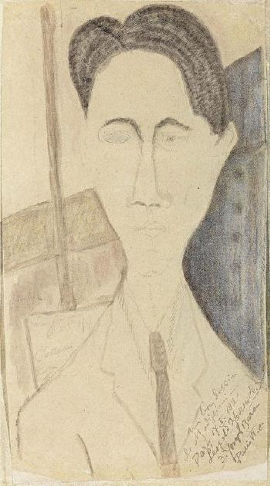 Jean Cocteau by Amedeo Modigliani