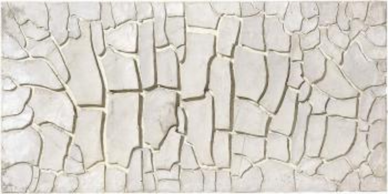 Cretto bianco by Alberto Burri