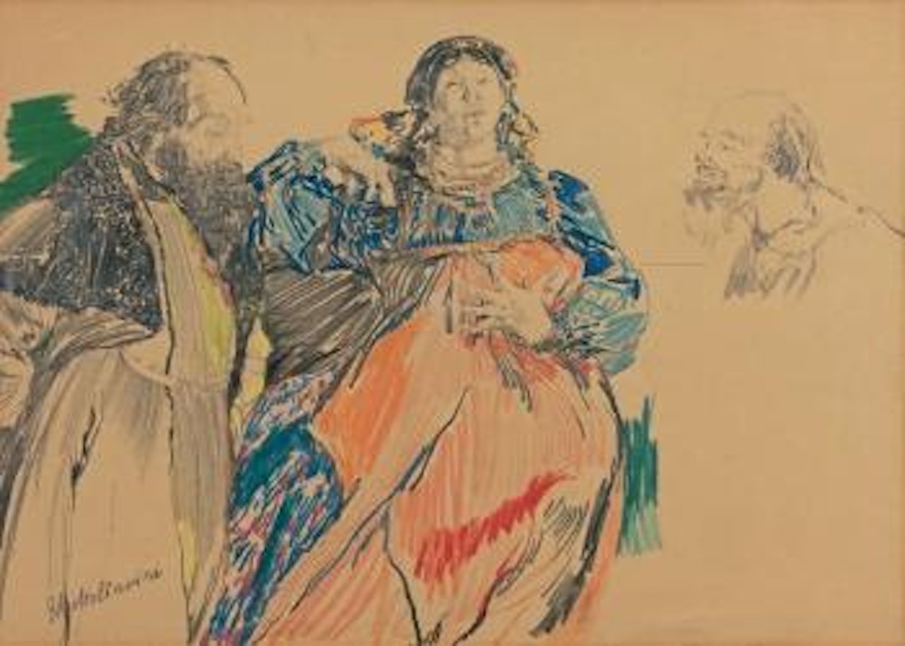 Étude de paysans russes by Filip Malyavin