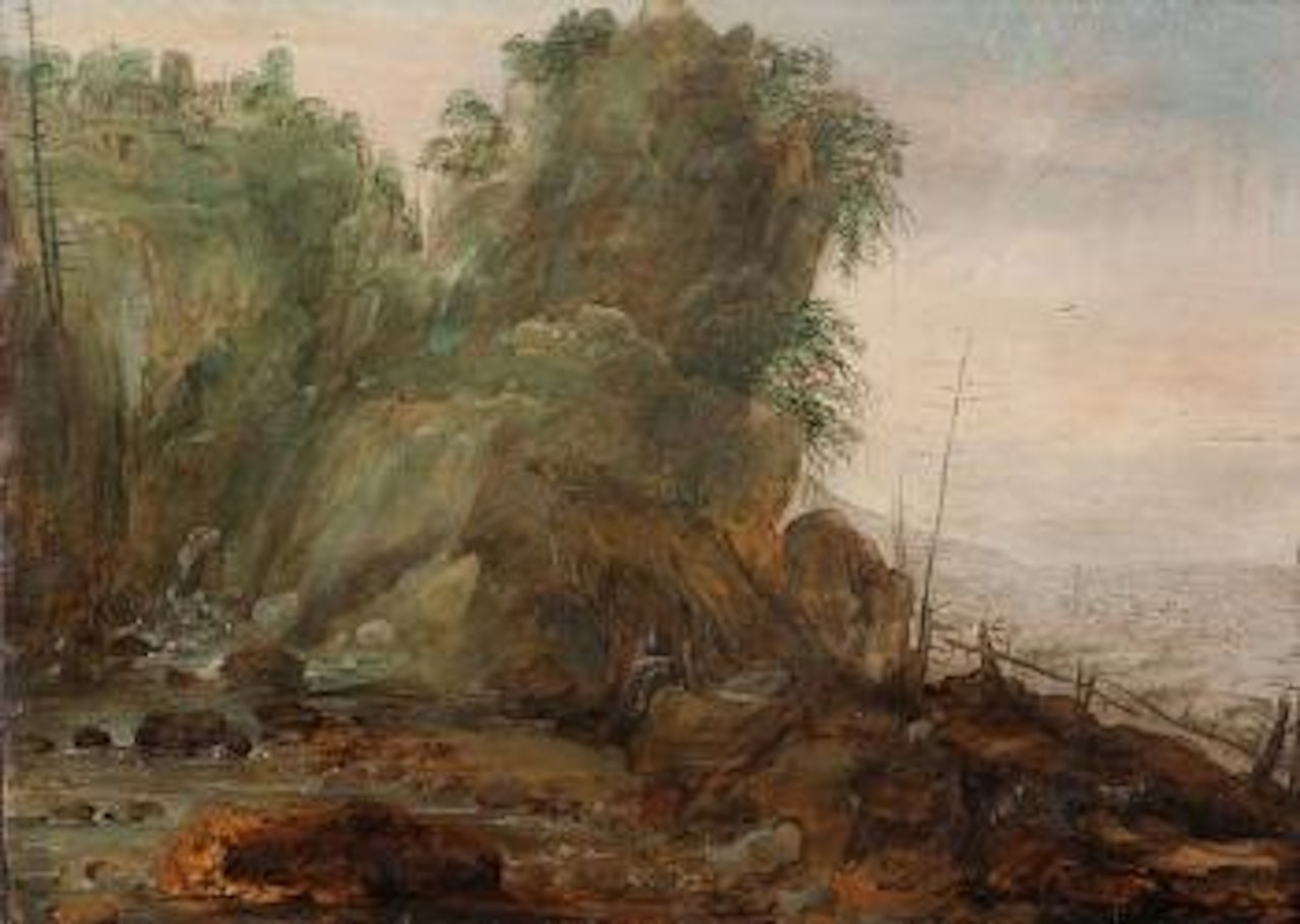 Paysage avec un ermite by Joos de Momper the Younger