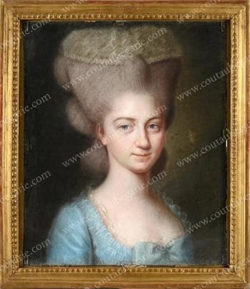 Portrait de la princesse Marie-Thérèse de Lamballe, née princesse de Savoie-Carignan (1749-1792) by Maurice Quentin de la Tour