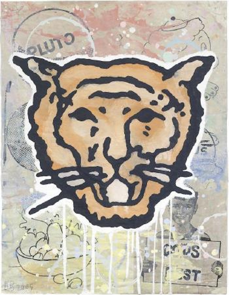 Chinese tiger by Donald Baechler