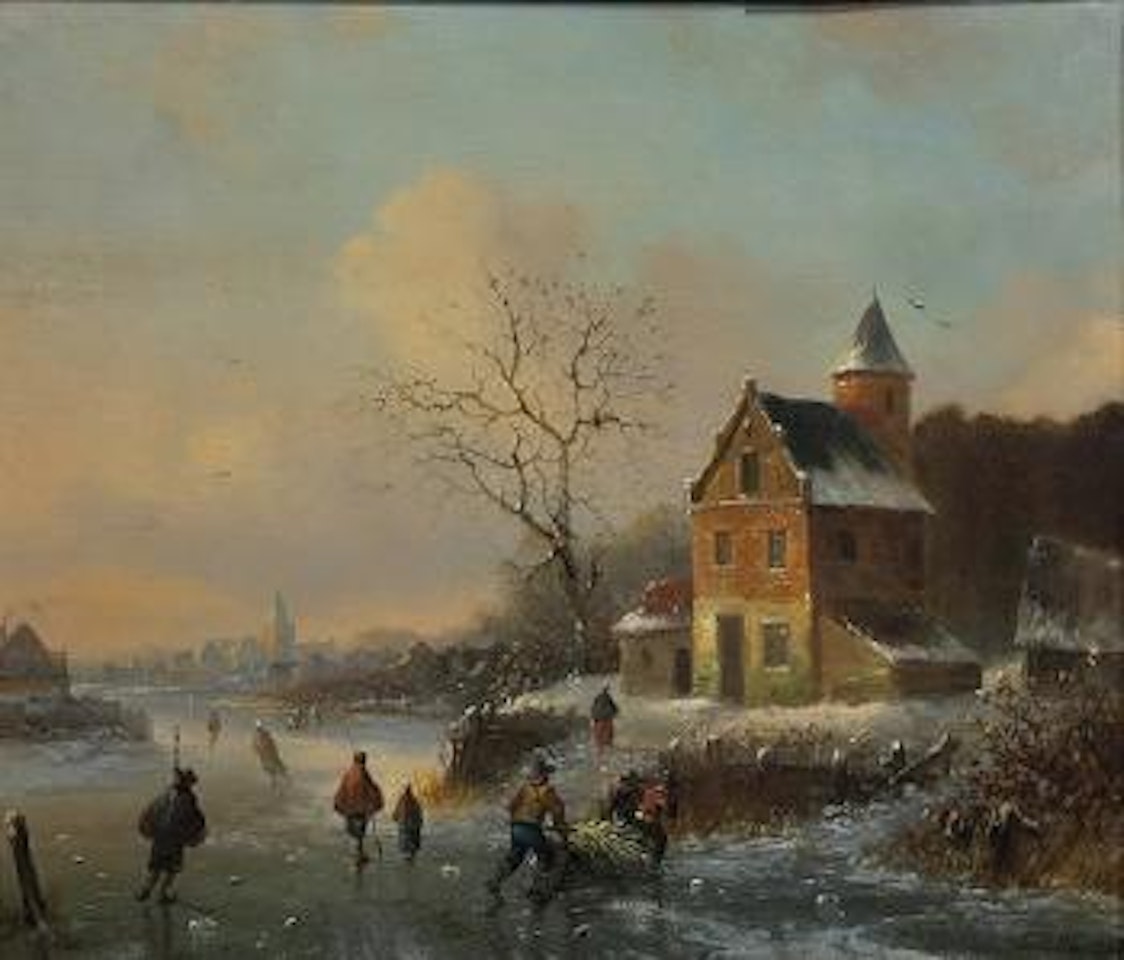 Winter in Holland by Barend Cornelis Koekkoek
