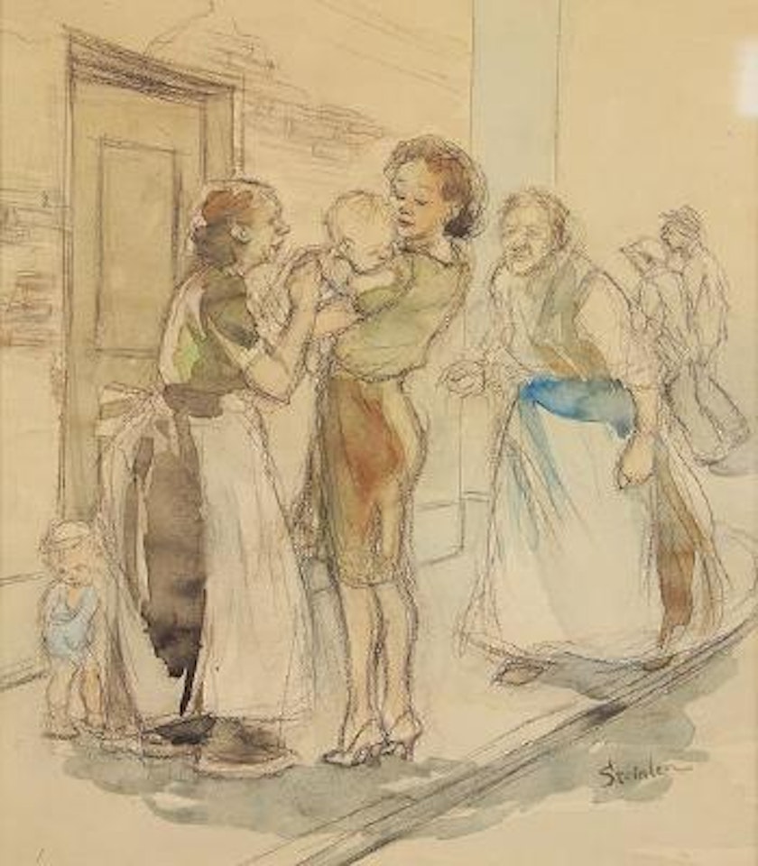 Mères et Enfants by Théophile Alexandre Steinlen