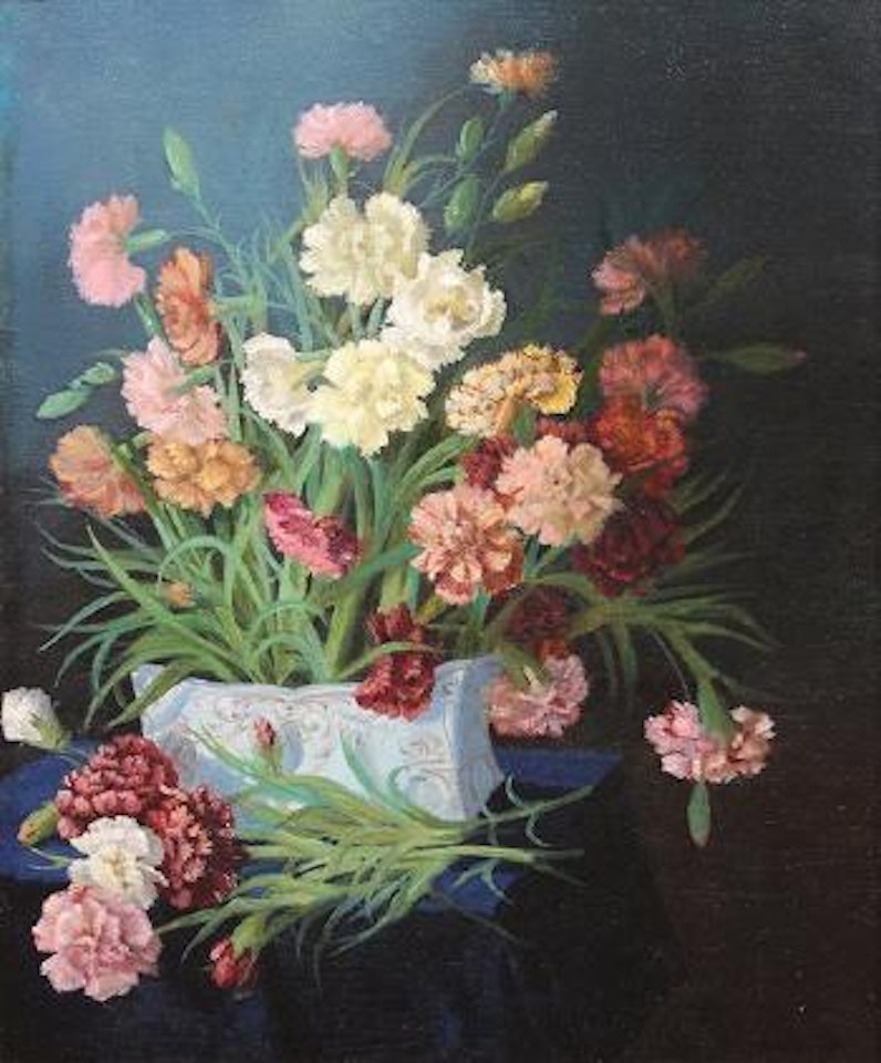 Still life with flowers by Alexei Harlamoff