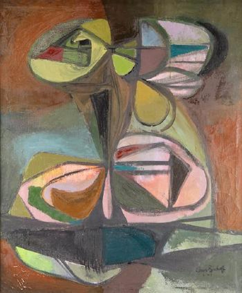 Clustered objects by Elmer Nelson Bischoff