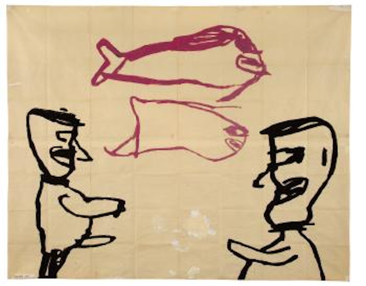 Fish Story by Donald Baechler