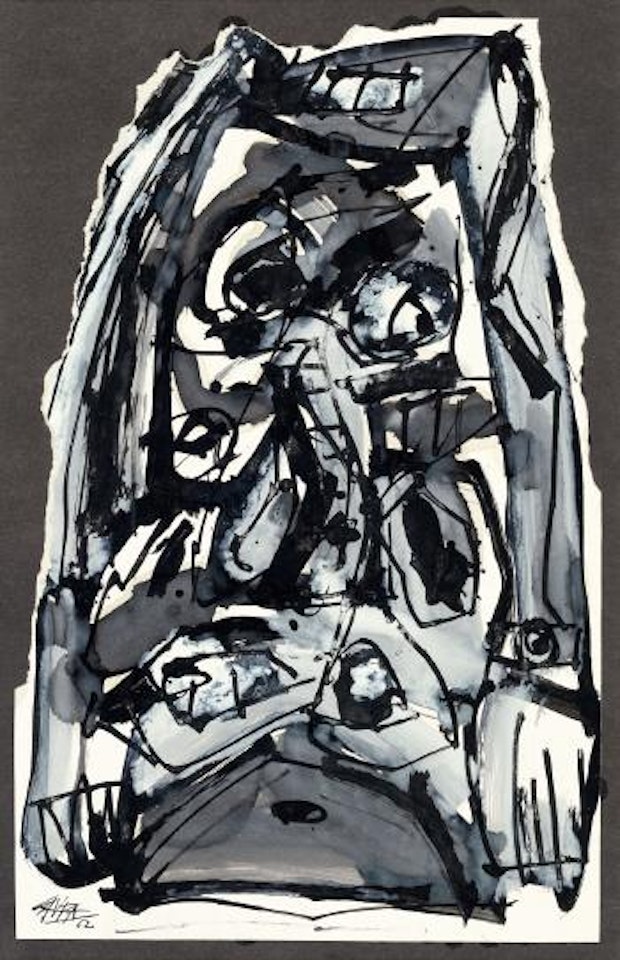 Untitled (Dame) by Antonio Saura
