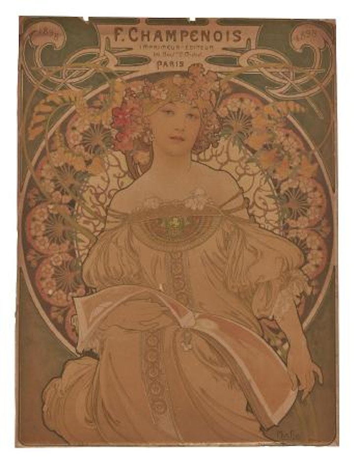 Reverie by Alphonse Mucha
