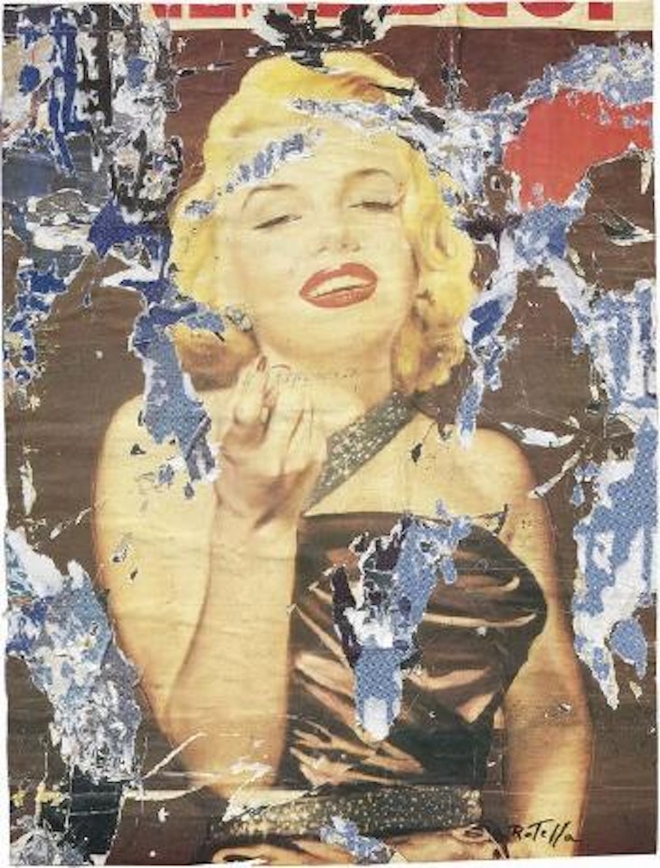 Come on Marilyn by Mimmo Rotella