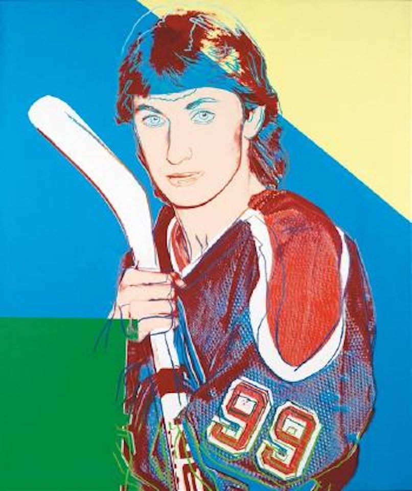 Portrait of Wayne Gretzky by Andy Warhol