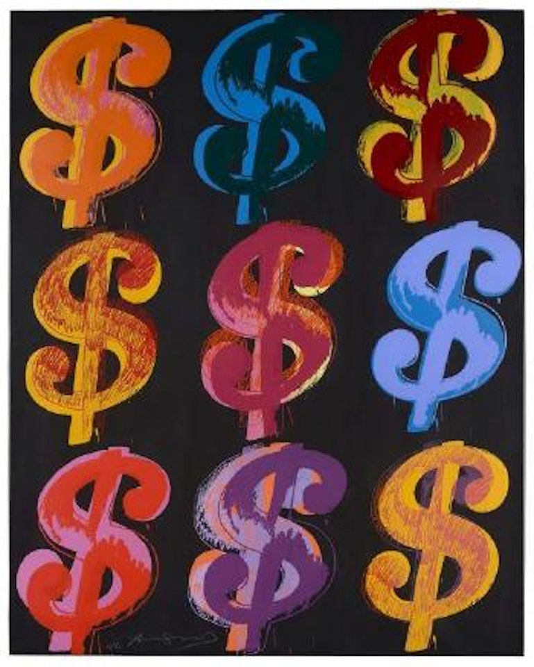 $ (9) by Andy Warhol