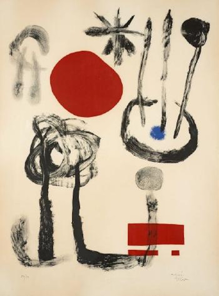 Germination nocturne by Joan Miró
