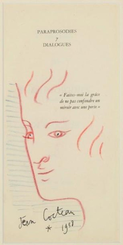 Profil by Jean Cocteau