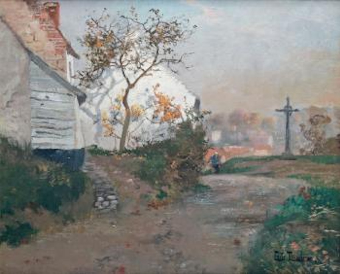 Le chemin de Piquiguy by Fritz Thaulow