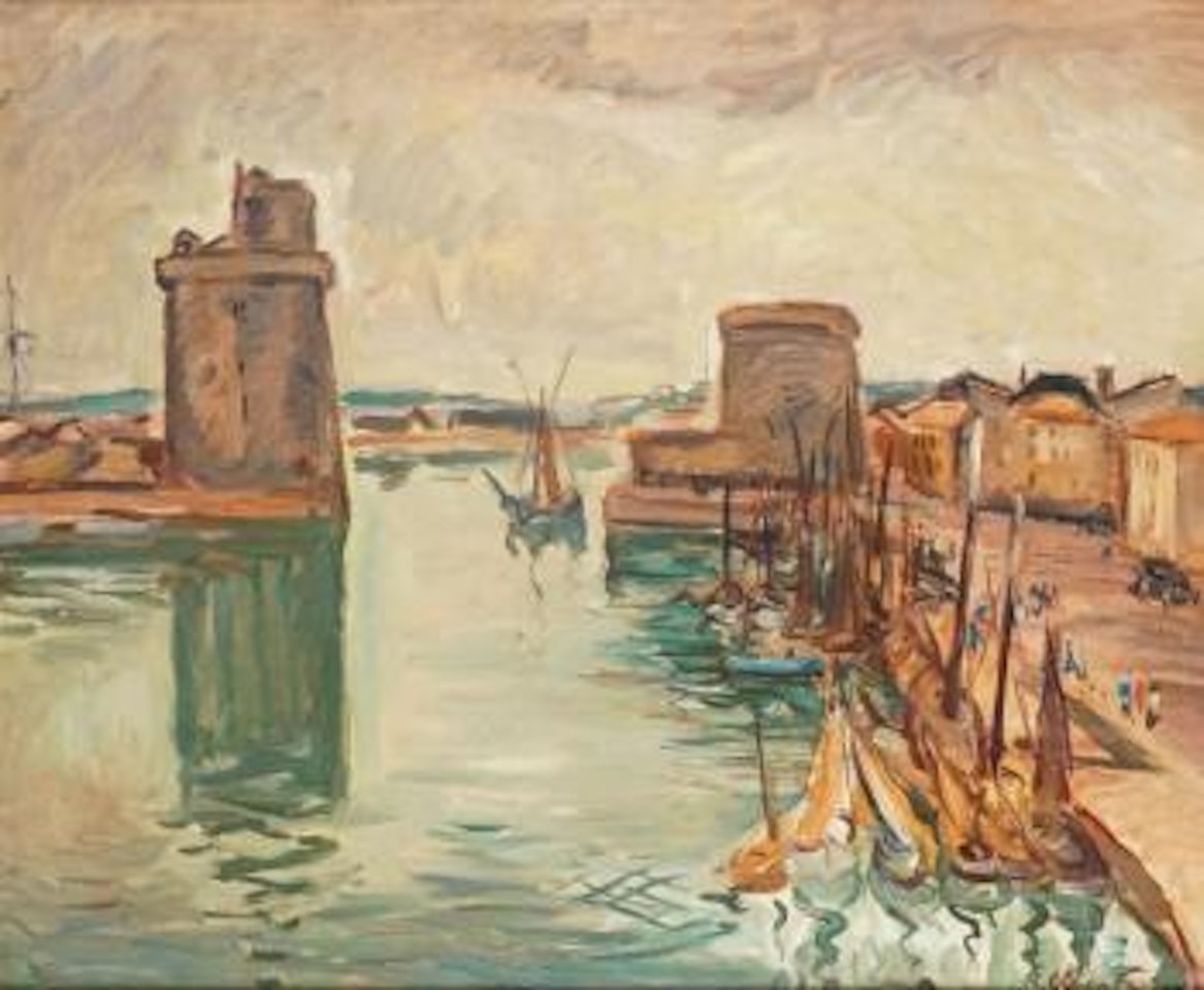 Le port de la Rochelle by Othon Friesz
