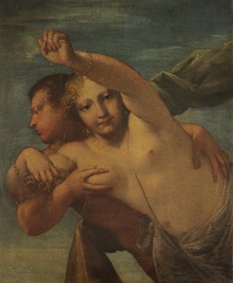 Allegoria della Primavera (Zefiro e Aurora che spargono rugiada) [Allegory of Spring] by Pietro Liberi