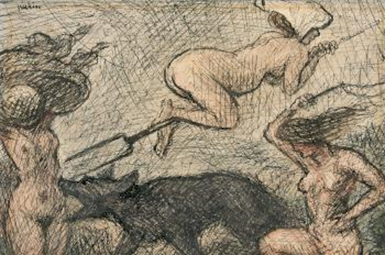 Blocksbergszene by Alfred Kubin