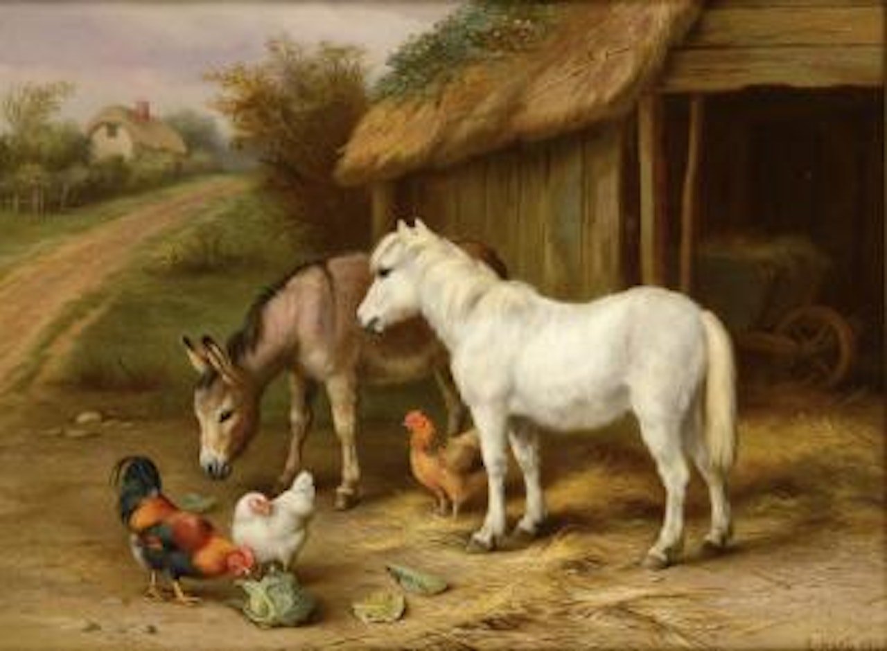 Farmyard friends by Edgar Hunt