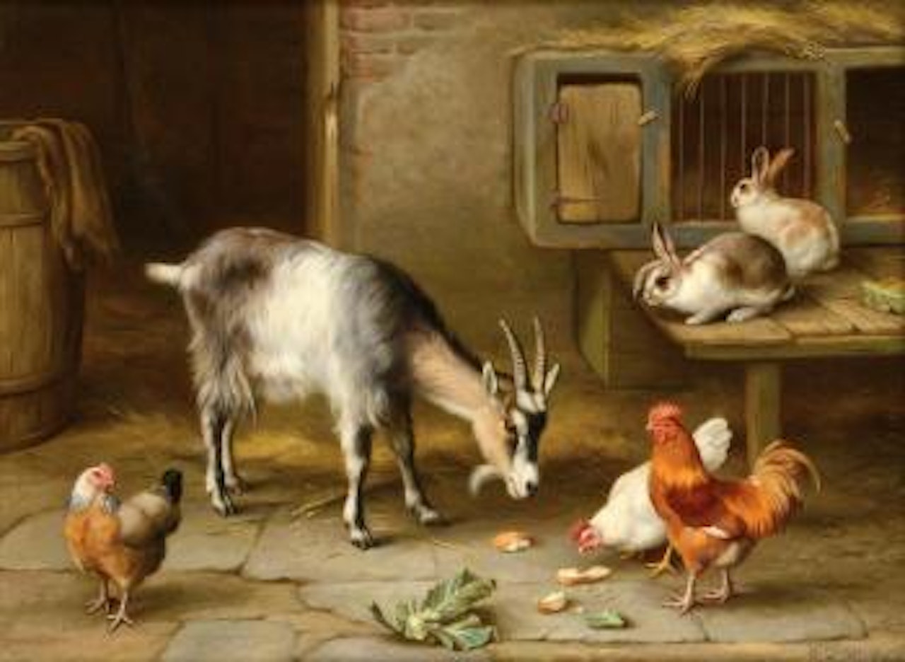 Farmyard friends by Edgar Hunt